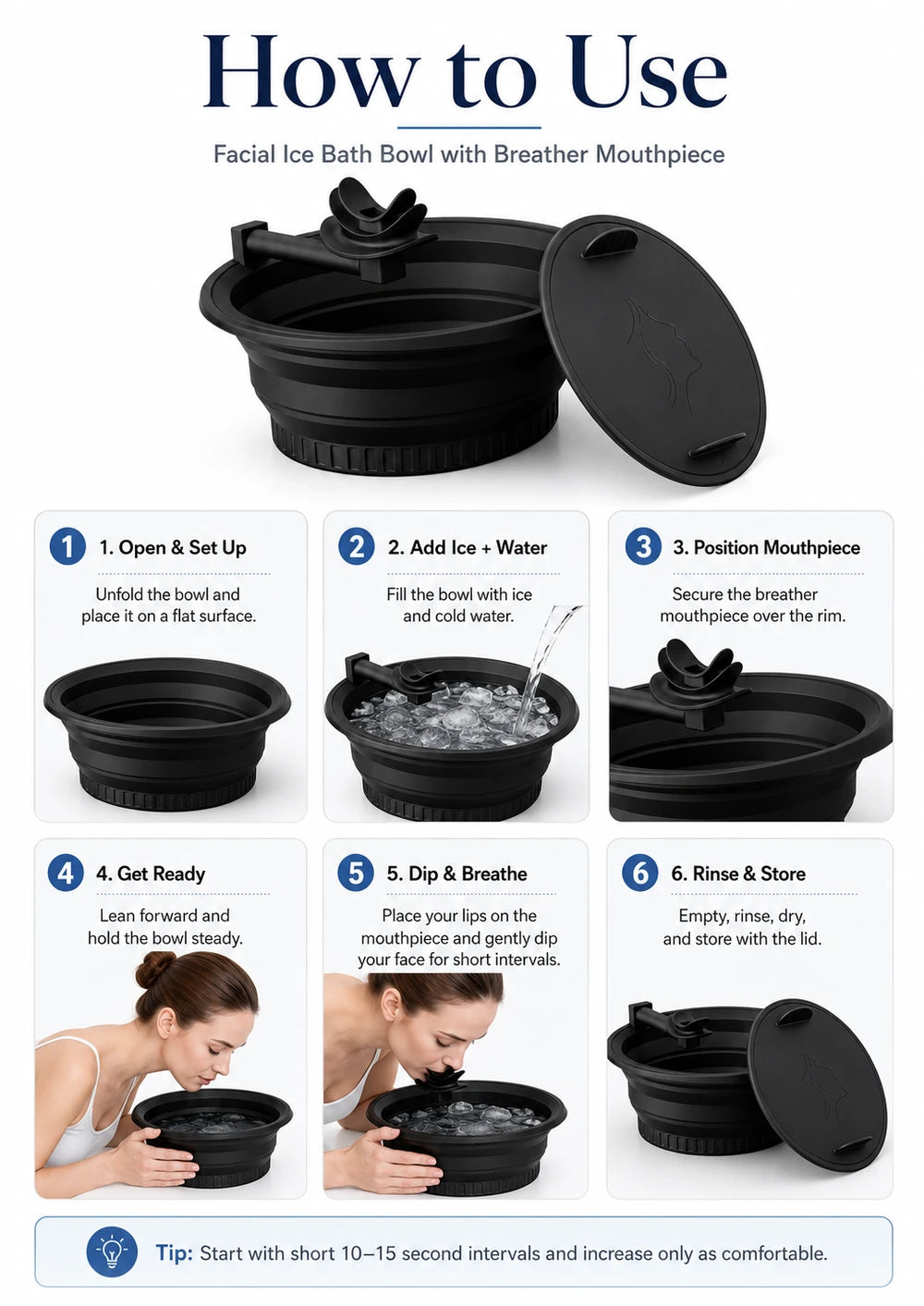 GlaciaGlow Ice Facial Bowl